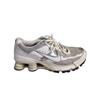 Nike Shox MZ Women's White and Silver  Running Sneakers